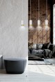 Lampa wisząca FUMIKO 4 WHITE/GOLD