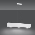 Lampa wisząca minimalistyczna GENTOR 3 WHITE