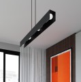 Lampa wisząca minimalistyczna GENTOR 4 BLACK