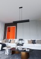 Lampa wisząca minimalistyczna GENTOR 4 BLACK