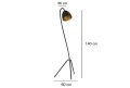 Lampa podłogowa HARIS LP1 BLACK/GOLD
