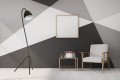 Lampa podłogowa HARIS LP1 BLACK/WHITE