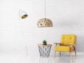 Lampa podłogowa HARIS LP1 WHITE/GOLD