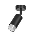 Lampa sufitowa HIRO 1 BLACK/CHROME