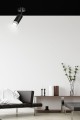 Lampa sufitowa HIRO 1 BLACK/CHROME