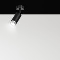 Lampa sufitowa HIRO 1 BLACK/CHROME