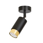 Lampa sufitowa HIRO 1 BLACK/GOLD