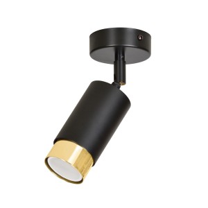 Lampa sufitowa HIRO 1 BLACK/GOLD