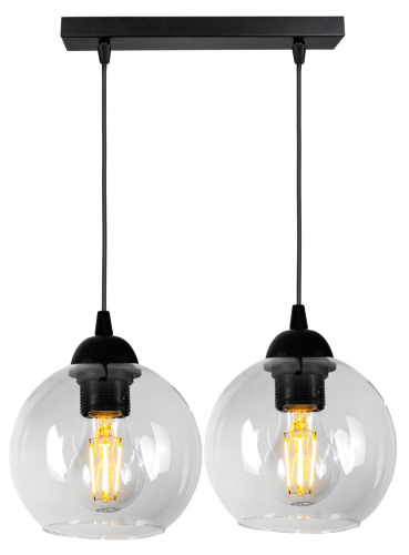 Lampa Listwa Szklane Kule #372 