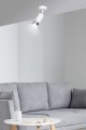 Lampa sufitowa HIRO 1 WHITE/CHROME