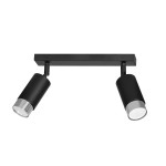 Lampa sufitowa HIRO 2 BLACK/CHROME
