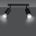 Lampa sufitowa HIRO 2 BLACK/CHROME