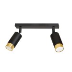 Lampa sufitowa HIRO 2 BLACK/GOLD