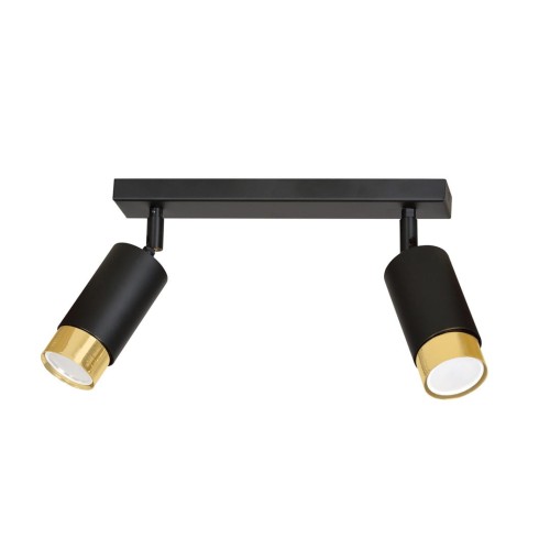 Lampa sufitowa HIRO 2 BLACK/GOLD