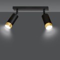 Lampa sufitowa HIRO 2 BLACK/GOLD