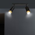 Lampa sufitowa HIRO 2 BLACK/GOLD