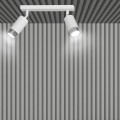 Lampa sufitowa HIRO 2 WHITE/CHROME