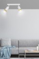 Lampa sufitowa HIRO 2 WHITE/GOLD