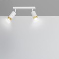 Lampa sufitowa HIRO 2 WHITE/GOLD