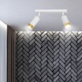 Lampa sufitowa HIRO 2 WHITE/GOLD