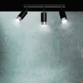 Lampa sufitowa HIRO 3 BLACK/CHROME