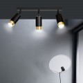 Lampa sufitowa HIRO 3 BLACK/GOLD