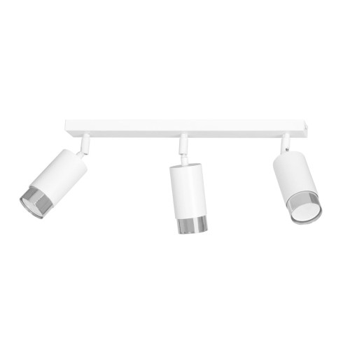 Lampa sufitowa HIRO 3 WHITE/CHROME