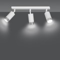 Lampa sufitowa HIRO 3 WHITE/CHROME