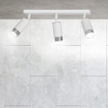 Lampa sufitowa HIRO 3 WHITE/CHROME