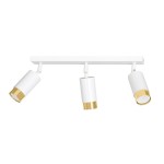Lampa sufitowa HIRO 3 WHITE/GOLD