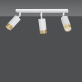 Lampa sufitowa HIRO 3 WHITE/GOLD