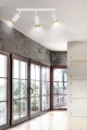 Lampa sufitowa HIRO 3 WHITE/GOLD