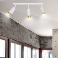 Lampa sufitowa HIRO 3 WHITE/GOLD