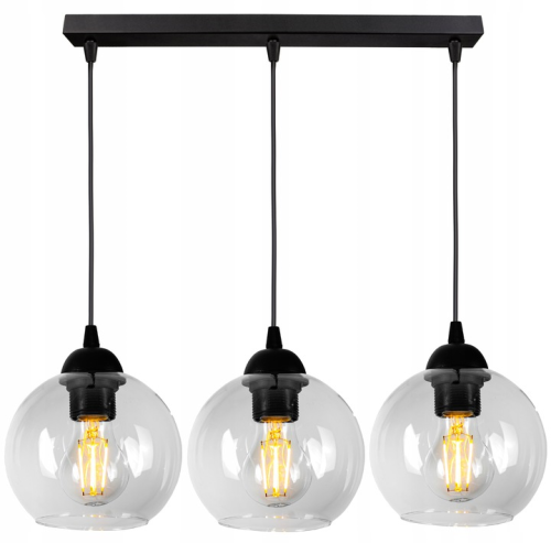 Lampa Listwa Szklane Kule #373