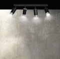 Lampa sufitowa HIRO 4 BLACK/CHROME