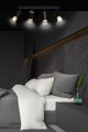 Lampa sufitowa HIRO 4 BLACK/GOLD