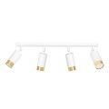 Lampa sufitowa HIRO 4 WHITE/GOLD