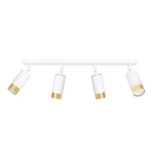 Lampa sufitowa HIRO 4 WHITE/GOLD