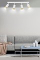 Lampa sufitowa HIRO 4 WHITE/GOLD
