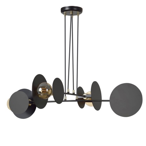 Lampa wisząca nowoczesna IDEA 4 BLACK