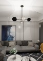 Lampa wisząca nowoczesna IDEA 4 BLACK