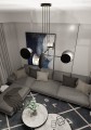 Lampa wisząca nowoczesna IDEA 4 BLACK