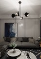Lampa wisząca nowoczesna IDEA 4 BLACK