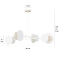 Lampa wisząca nowoczesna IDEA 4 WHITE