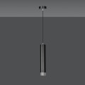 Lampa wisząca KIBO 1 BLACK/CHROME