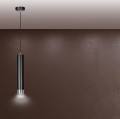 Lampa wisząca KIBO 1 BLACK/CHROME