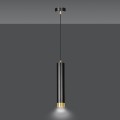 Lampa wisząca KIBO 1 BLACK/GOLD