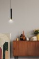 Lampa wisząca KIBO 1 BLACK/GOLD