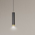 Lampa wisząca KIBO 1 BLACK/GOLD