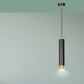 Lampa wisząca KIBO 1 BLACK/GOLD